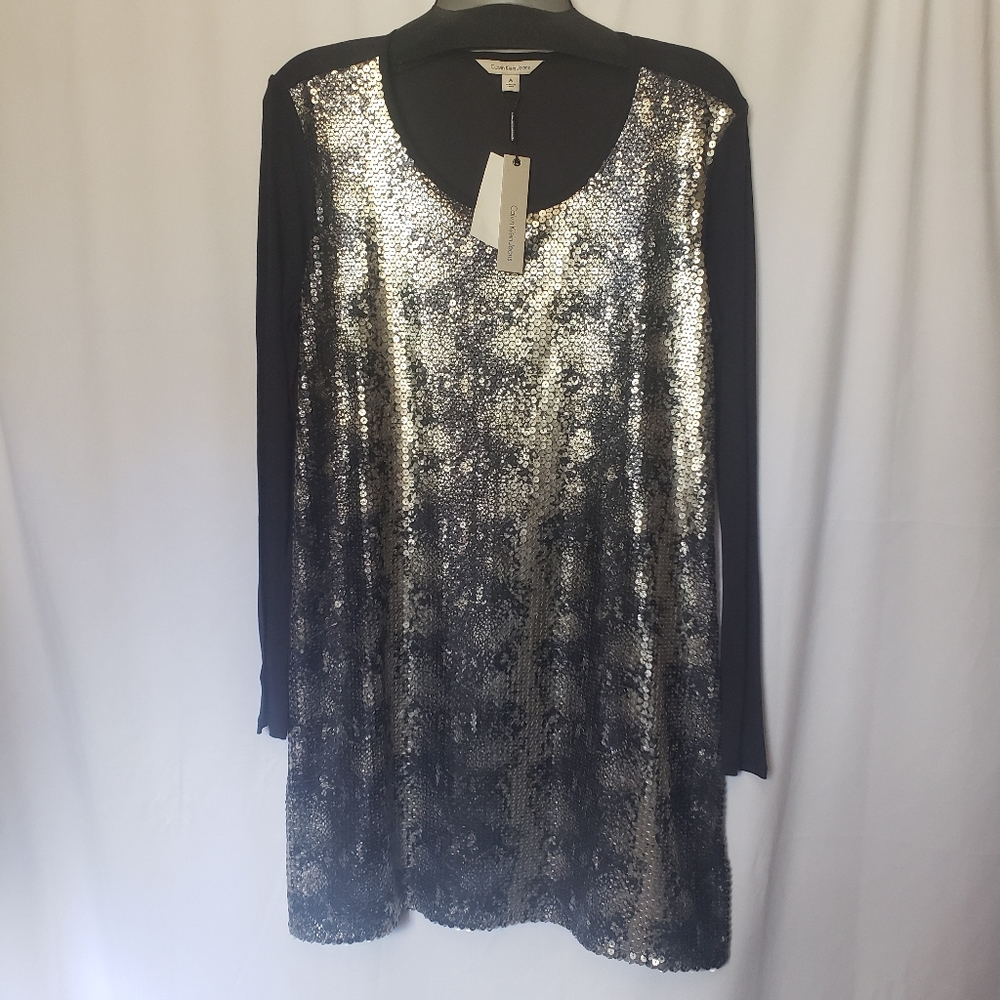 Calvin Klein Jeans Sequined Mini Dress